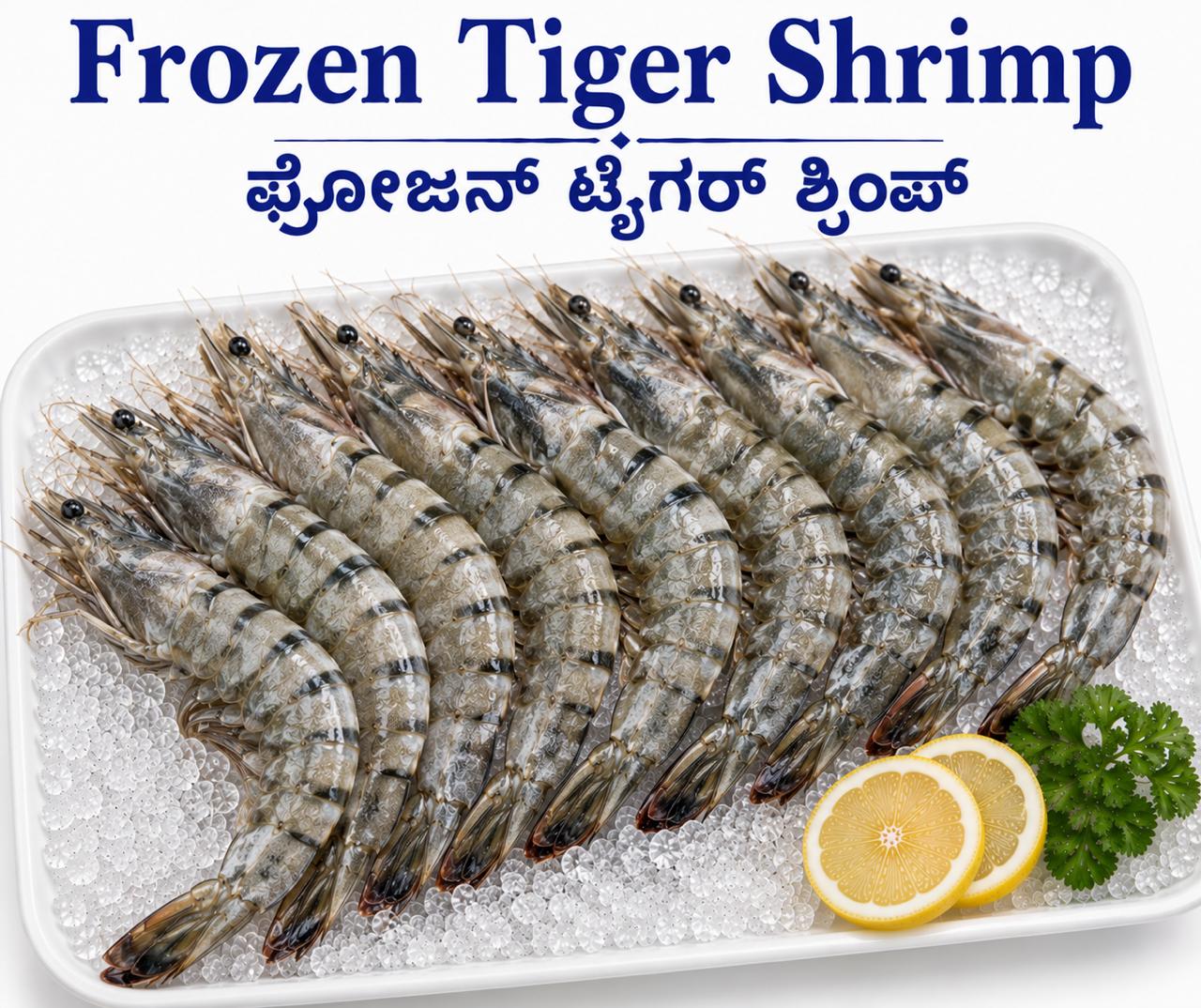 Frozen Tiger Shrimp Frozen Tiger Shrimp - Image 1