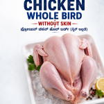 chicken without skin whole bird